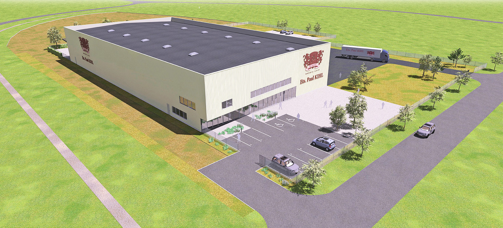 projet construction entrepot et showroom