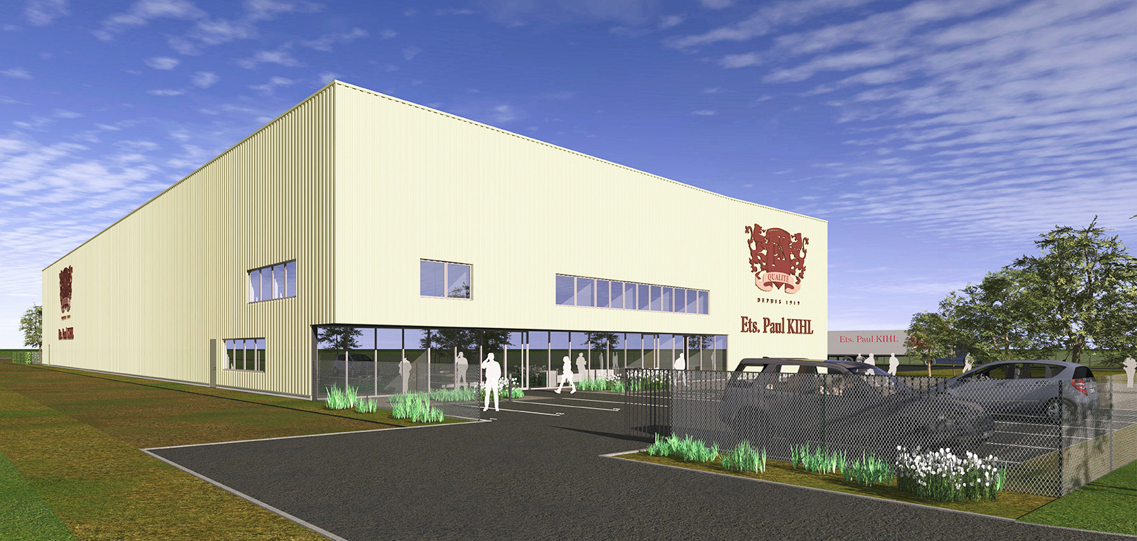 projet entrepot showroom sarreguemines