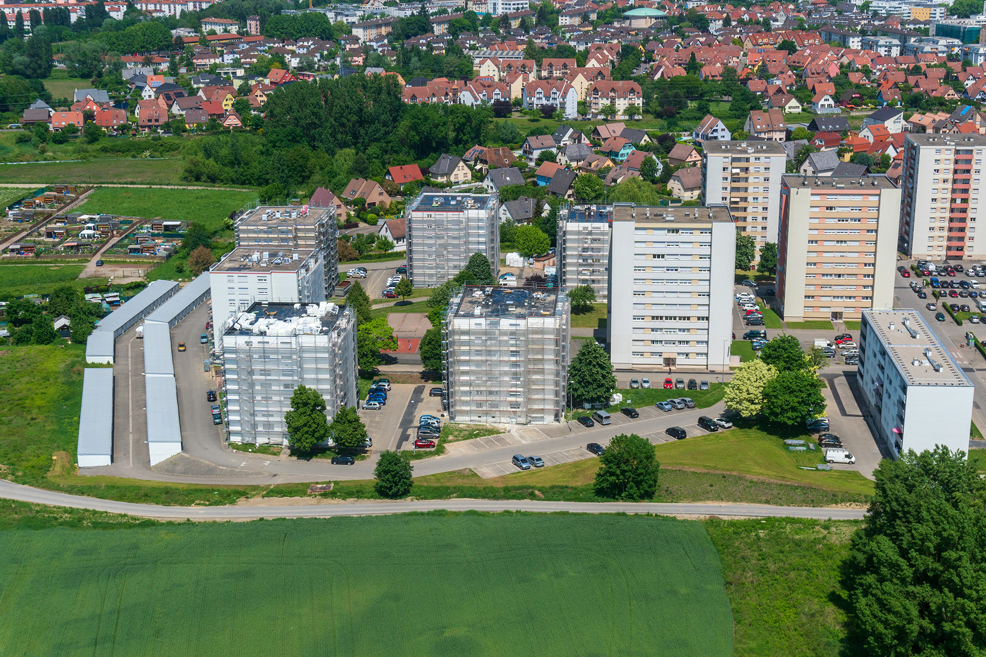 vue chantier cité wihrel