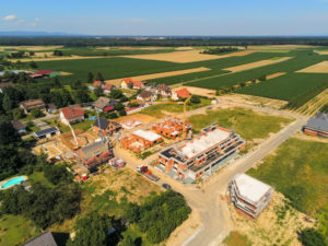 Vue aérienne lotissement Niederschaeffolsheim