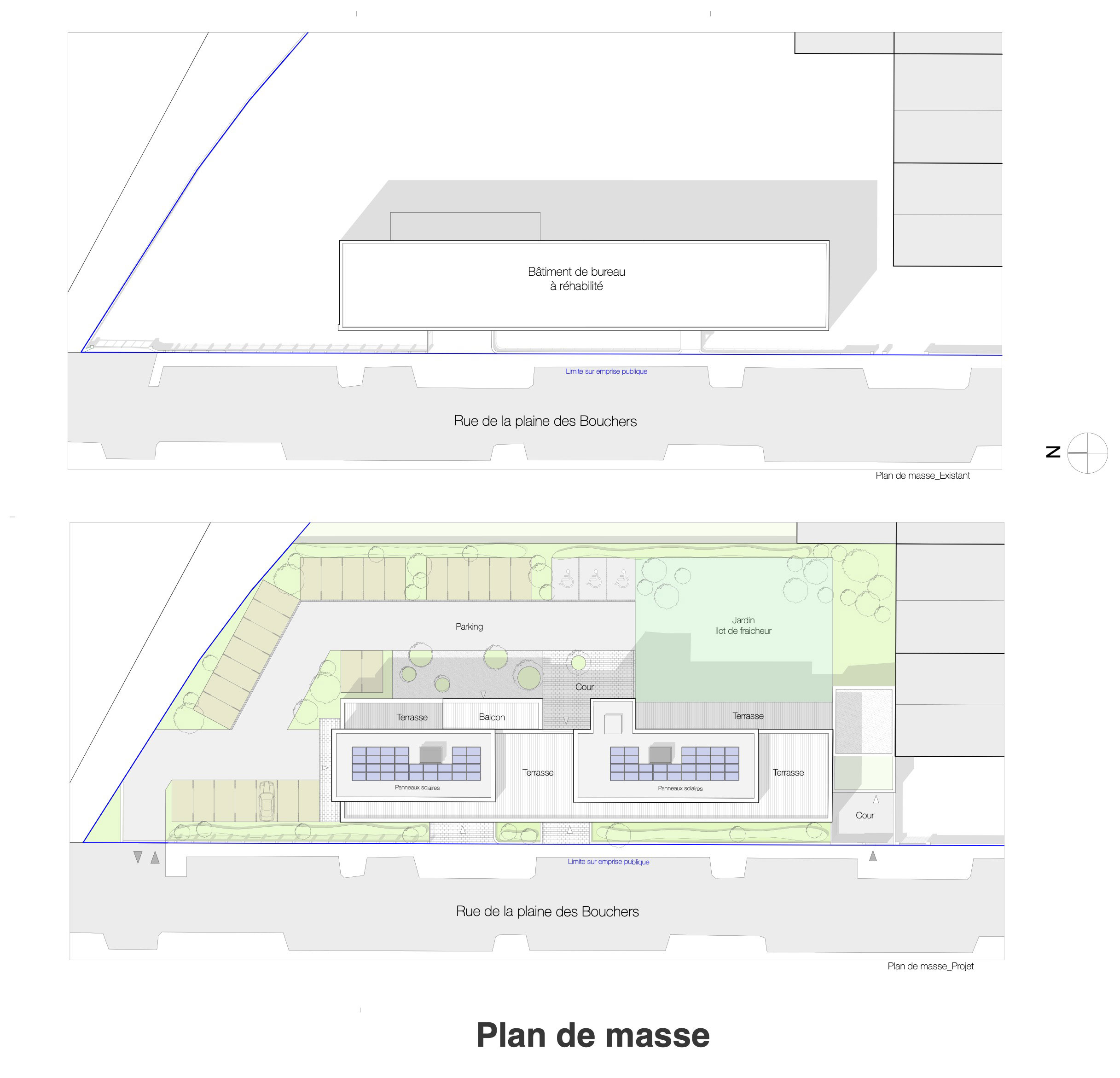 plan masse bureaux ketplus