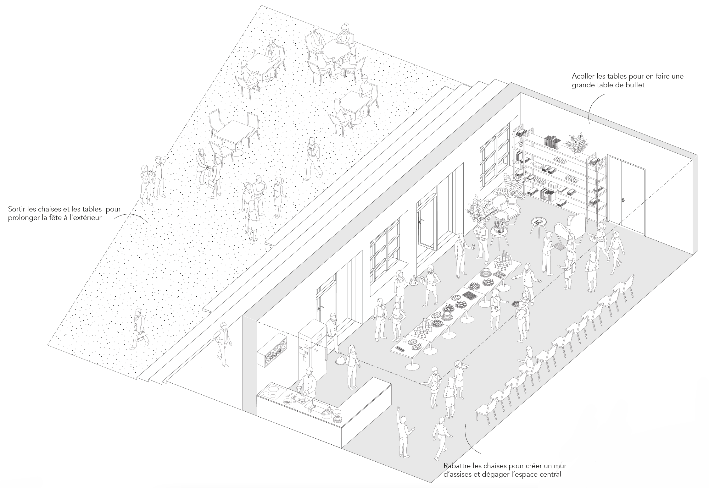 espace polyvalent bureaux